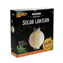 Artículo Farol LED con solar 20cm blanco