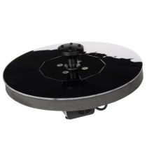 Artículo Bomba solar para estanques de jardín, fuente decorativa flotante con LED, 16 cm