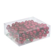 Artículo Bayas espejo 20mm rojo 140uds