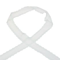 Artículo Cinta de encaje cinta de boda cinta decorativa encaje blanco 28mm 20m