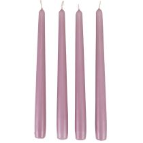 Velas cónicas Velas Wenzel lila 250/23mm 12ud