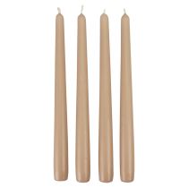 Artículo Velas cónicas Velas Wenzel beige 250/23mm 12ud