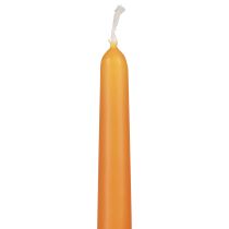 Artículo Velas cónicas, velas de palo, velas Wenzel, naranja, 250/23 mm, 12 piezas