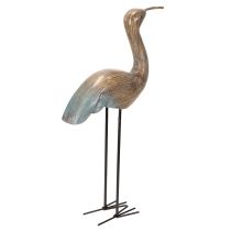 Artículo Figura decorativa de pájaro para un diseño interior elegante, 43 cm.