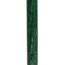 Vela verde oscuro teñida en masa 34 x 240mm 4uds