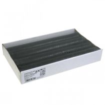Artículo Velas cónicas velas antracita lisas 34×240mm 4 piezas