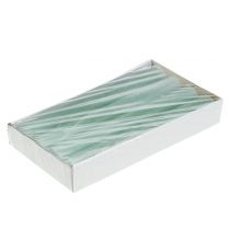 Artículo Velas cónicas de color sólido verde claro 34 mm x 240 mm 4 piezas