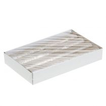 Artículo Velas cónicas color champán liso 34mm x 240mm 4 piezas