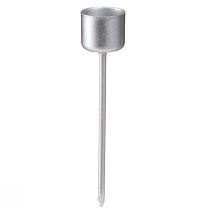 Artículo Portavelas de palo portavelas corona de Adviento 11cm 12 piezas