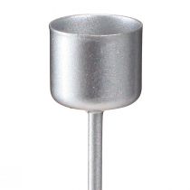 Artículo Portavelas de palo portavelas corona de Adviento 11cm 12 piezas