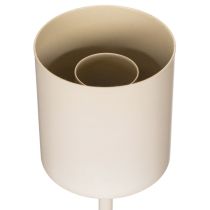 Artículo Portavelas cilíndrico de cristal moderno de 45 cm
