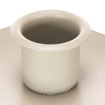 Artículo Portavelas en forma de estrella con base de madera para una vela de 20 cm.