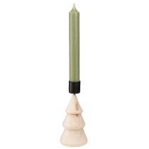 Artículo Candelabro árbol de Navidad decoración madera natural H13cm 4 piezas