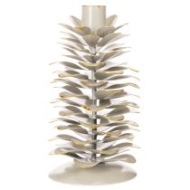 Artículo Portavelas con diseño de piña para velas cónicas, 17 cm