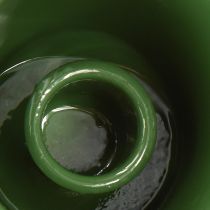 Artículo Candelabro cónico Portavelas en taza Verde A6cm 6pzs
