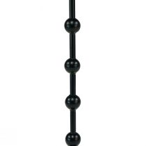 Artículo Portavelas Stick candelabro de metal negro Al. 30 cm