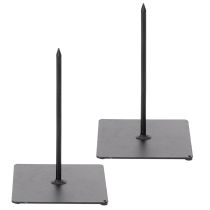 Artículo Soportes para ramas de pie para una presentación elegante en interiores y sobre mesas, 15 cm, 2 piezas