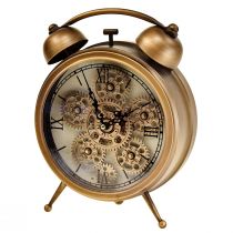 Artículo Reloj steampunk con números romanos despertador 23x8x29,5cm