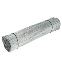 Cable de enchufe, alambre plateado galvanizado Ø0,4mm L180mm 1kg