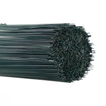 Artículo Cable enchufable alambre floral verde alambre Ø0,4mm 30cm 1kg
