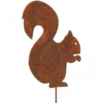 Tapón de jardín pátina de ardilla tapón decorativo 20cm