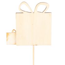 Artículo Juego de marcadores para plantas, diseño de madera, 31 cm, 12 piezas.