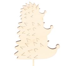 Artículo Estacas decorativas para jardín - Familia de erizos coloridos - 34 cm, 12 piezas