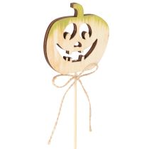Artículo Calabaza decorativa con cara para Halloween, 31 cm, 12 unidades