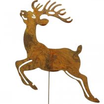 Tapón de jardín pátina tapón decorativo ciervo decoración 21,5cm