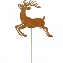 Tapón de jardín pátina tapón decorativo ciervo decoración 21,5cm