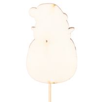 Artículo Estacas decorativas de Papá Noel para arreglos florales y plantas en maceta, 31 cm, 12 unidades