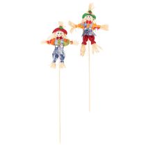 Artículo Espantapájaros con estacas para arreglos florales, 37 cm, 6 unidades