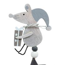 Artículo Enchufe con ratón gris L30cm 8 piezas