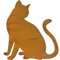 Estaca de jardín con pátina Estaca para cama de gato Retro H41.5cm
