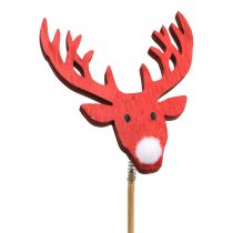 Artículo Enchufe Reno Rojo, Blanco 8.5cm L37cm
