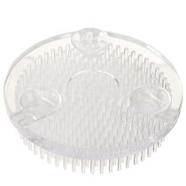 Artículo Rana de flor Kenzan redonda con ventosas para decoración floral y proyectos de bricolaje.