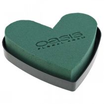 Artículo Corazón de material enchufable con base 13cm 6uds