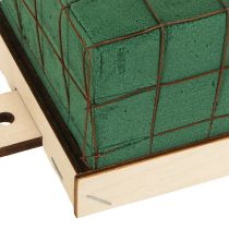 Artículo Ladrillo de espuma floral Florette Eco con madera 10×10cm