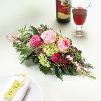 Artículo Espuma floral 1/2 ladrillo Granate 36 8 uds