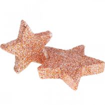 Scatter decoración estrellas de navidad scatter estrellas rosa Ø4/5cm 40p