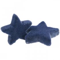 Chispas navideñas, estrellas, azul Ø4/5cm 40p