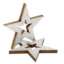 Artículo Deco star silver para esparcir 4cm 48pcs