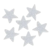 Estrella purpurina 1,5cm para espolvorear blanco 144pcs