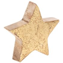 Artículo Estrellas decorativas brillantes para decoración de mesa, 5 cm, 9 unidades