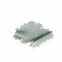 Artículo Decoración dispersa estrella verde 3-5cm 48 piezas