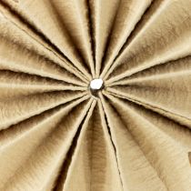 Artículo Estrellas de papel con hilo de yute para decoración festiva.