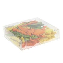 Artículo Decoración dispersa de madera con motivos coloridos 4-6cm 72 piezas