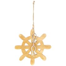 Artículo Volante para colgar Decoración con pez Madera Ø21,5cm