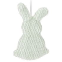 Artículo Conejito de Pascua para colgar, una linda decoración primaveral para interiores, 13 cm, 3 piezas