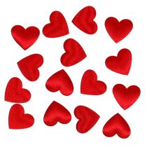 Artículo Corazón de tela para esparcir rojo 800 piezas